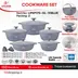 سرویس قابلمه 12 پارچه اسمایل لایف مدل p17s گرانیتی